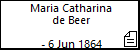 Maria Catharina de Beer