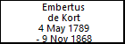 Embertus de Kort