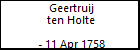 Geertruij ten Holte