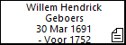 Willem Hendrick Geboers
