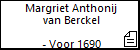 Margriet Anthonij van Berckel