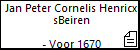Jan Peter Cornelis Henricx sBeiren