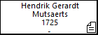 Hendrik Gerardt Mutsaerts