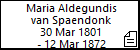 Maria Aldegundis van Spaendonk