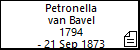 Petronella van Bavel