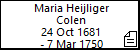 Maria Heijliger Colen