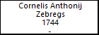 Cornelis Anthonij Zebregs