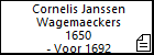 Cornelis Janssen Wagemaeckers