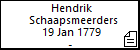 Hendrik Schaapsmeerders