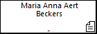 Maria Anna Aert Beckers