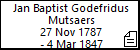 Jan Baptist Godefridus Mutsaers