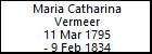Maria Catharina Vermeer