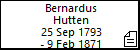 Bernardus Hutten