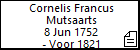 Cornelis Francus Mutsaarts