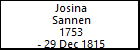 Josina Sannen