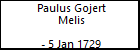 Paulus Gojert Melis