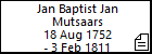 Jan Baptist Jan Mutsaars