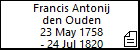 Francis Antonij den Ouden