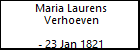 Maria Laurens Verhoeven