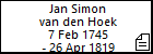 Jan Simon van den Hoek