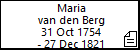 Maria van den Berg