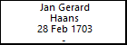 Jan Gerard Haans