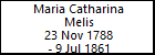 Maria Catharina Melis