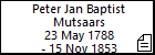Peter Jan Baptist Mutsaars