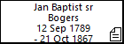 Jan Baptist sr Bogers