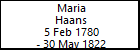 Maria Haans
